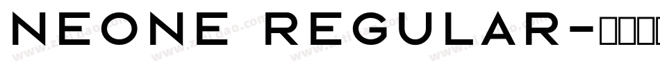 Neone Regular字体转换